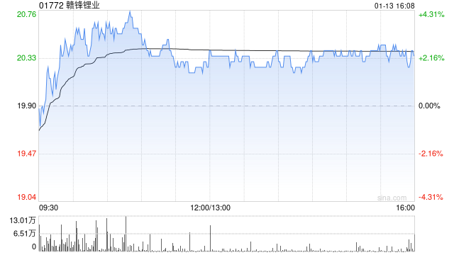 赣锋锂业获小摩增持约66.98万股 每股作价约20.61港元  第1张