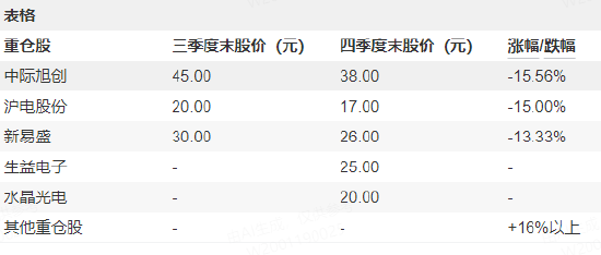 新科公募状元摩根士丹利基金雷志勇持仓曝光：新进生益电子、水晶光电，工业富联、天孚通信退出十大重仓股  第2张