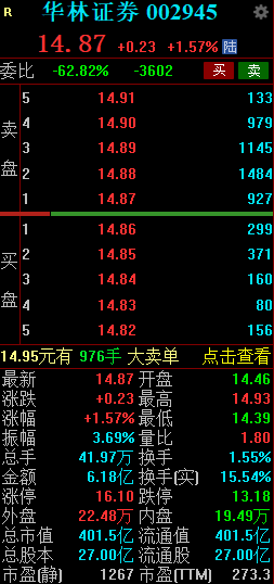 华林证券2024年业绩暴增 净利润预增973.03%-1288.62%  第2张