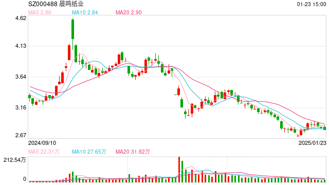 产能检修、诉讼缠身，造纸巨头晨鸣纸业2024年预亏65亿至75亿  第1张