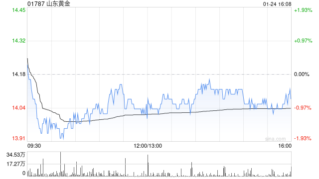 山东黄金预计2024年度归母净利润27亿至32亿元 同比增加15.98%到37.46%  第1张