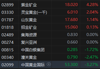 港股黄金股开盘拉升紫金矿业涨超4% 分析师：这轮黄金牛市远未结束  第2张